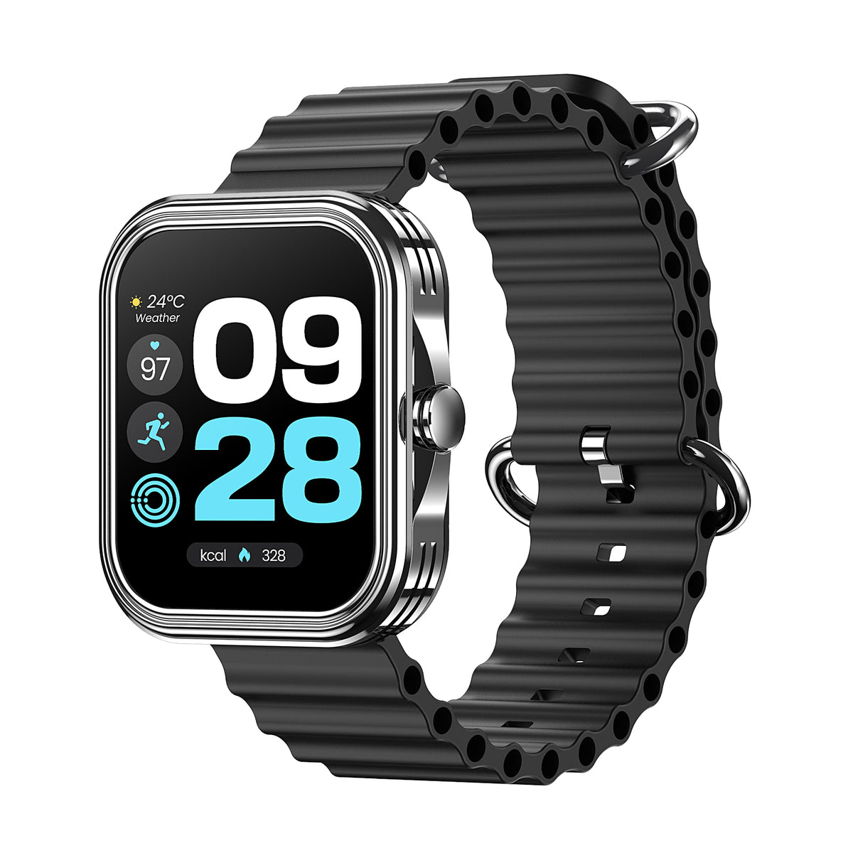Tranya Z05 Smartwatch® IP68 water resistance, Bluetooth calling, Ultra-thin 1.8-inch display fitness with multiple sports functions including sleep, blood pressure, heart rate, and oxygen monitoring, compatible with Android/iOS systems.