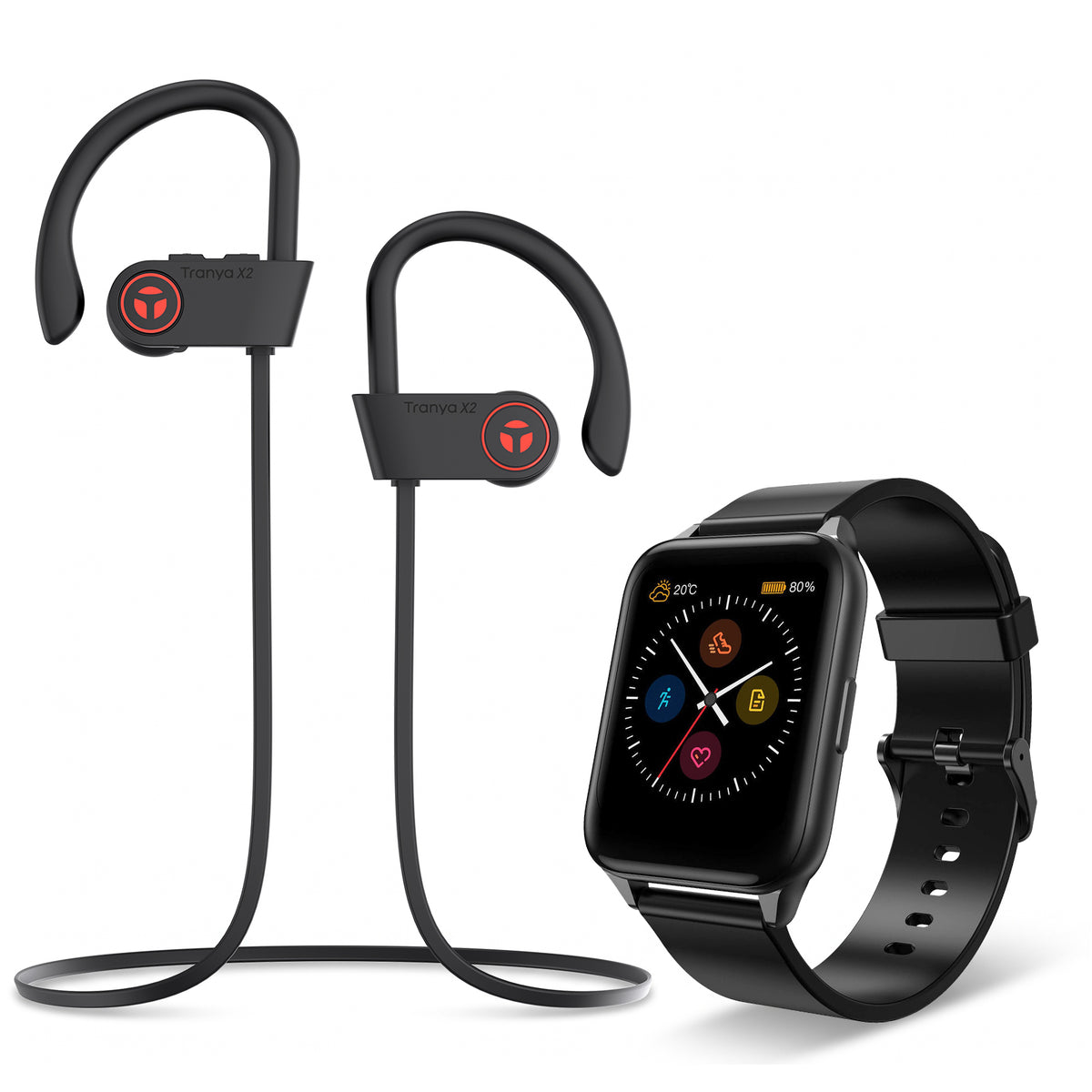 Super Value Combo: TranyaGo Smartwatch + X2 Earbuds (Save $54.99 over individual price)