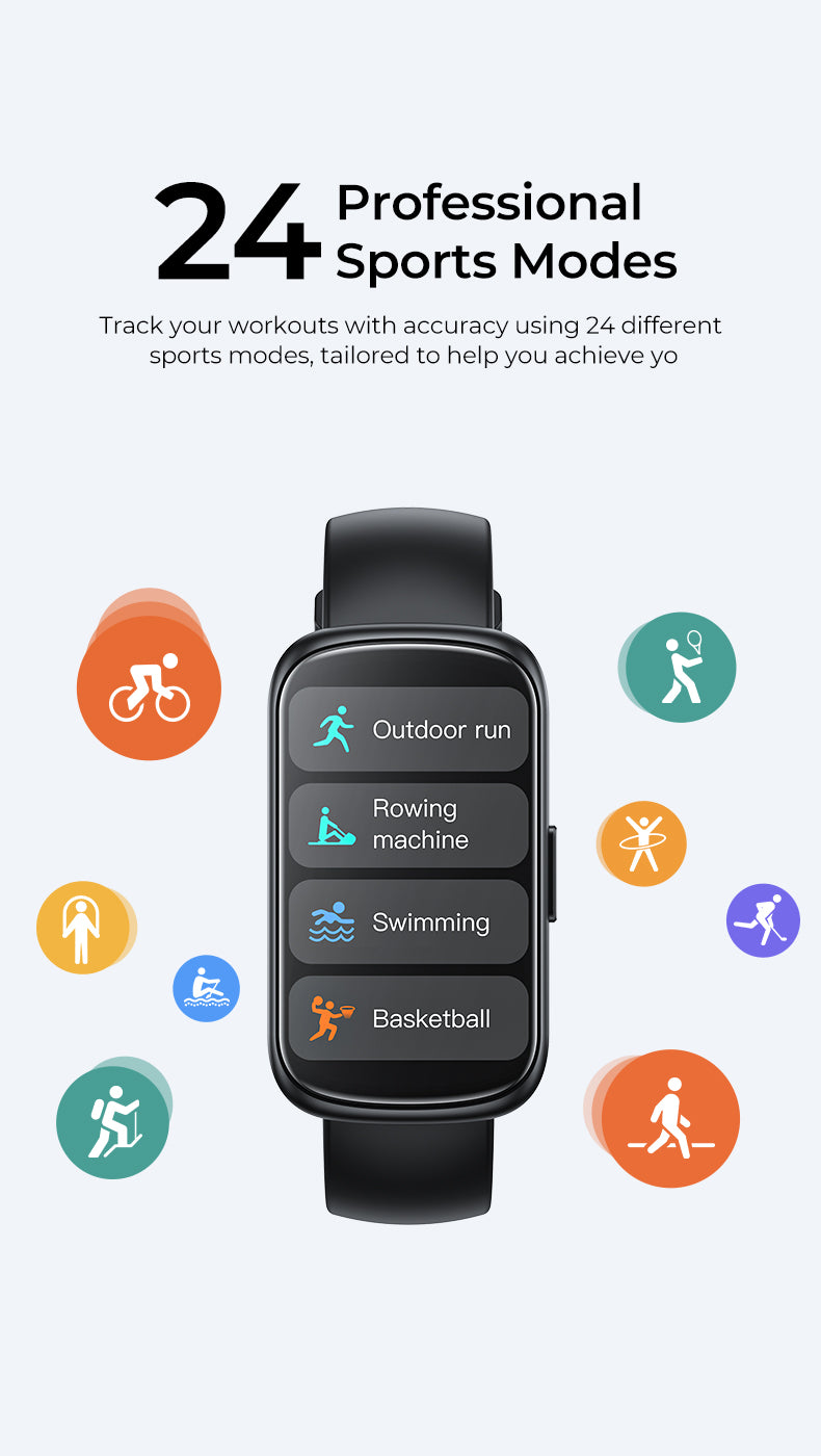 Fitness Tracker Smartwatch Heart Rate Accuracy Tranya ES11 Smart