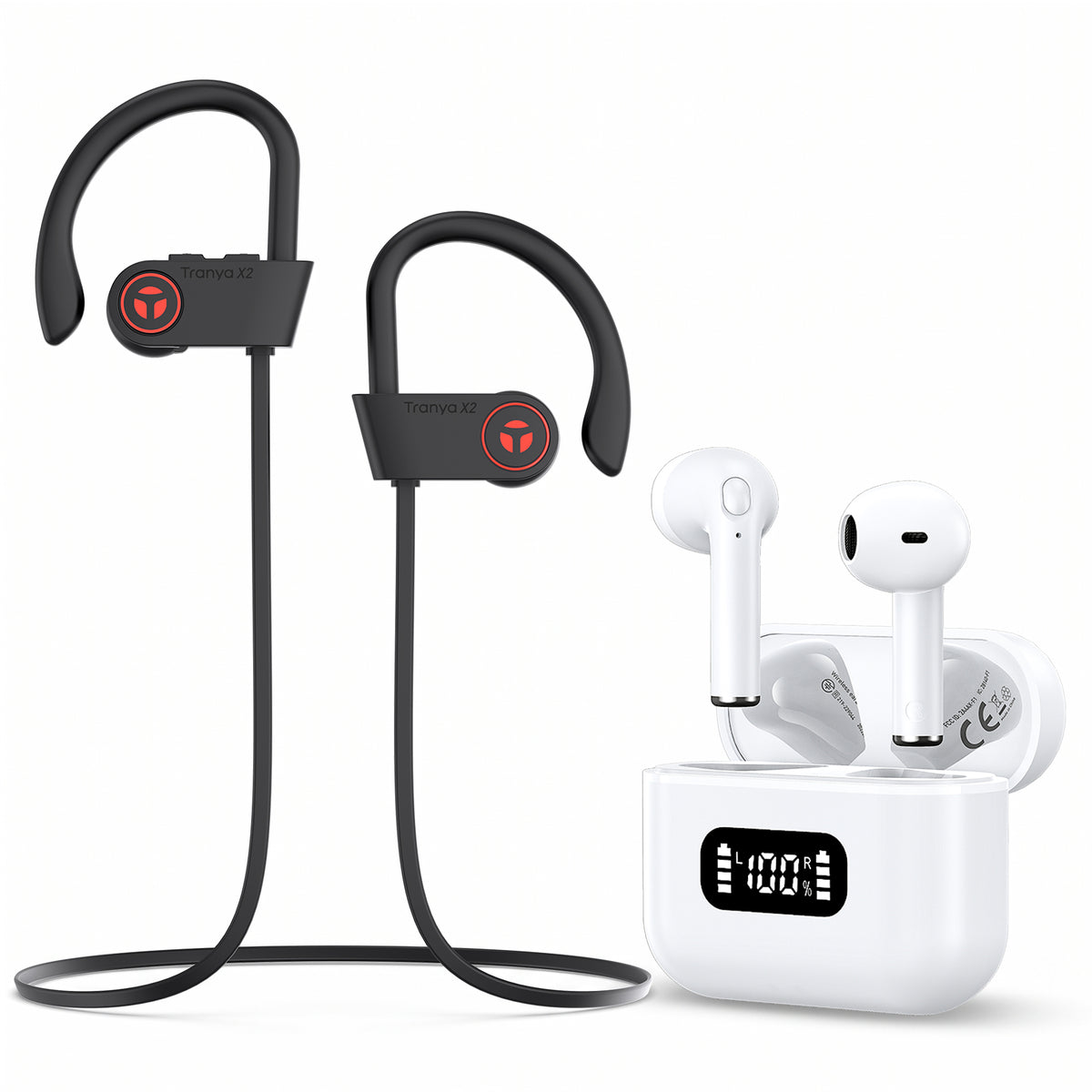 Super Value Combo: Models F1 + X2 Earbuds (Save $54.99 over individual price)