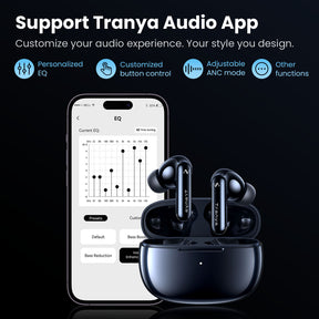 Tranya Nova® Qualcomm® QCC3072 aptX™ ANC APP Support SonicMax™ Technology