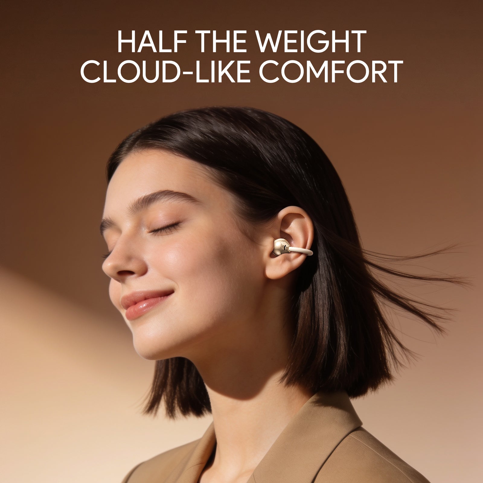 Tranya YW25 Clip-on Design Open-ear Wireless 6.0 Earbuds
