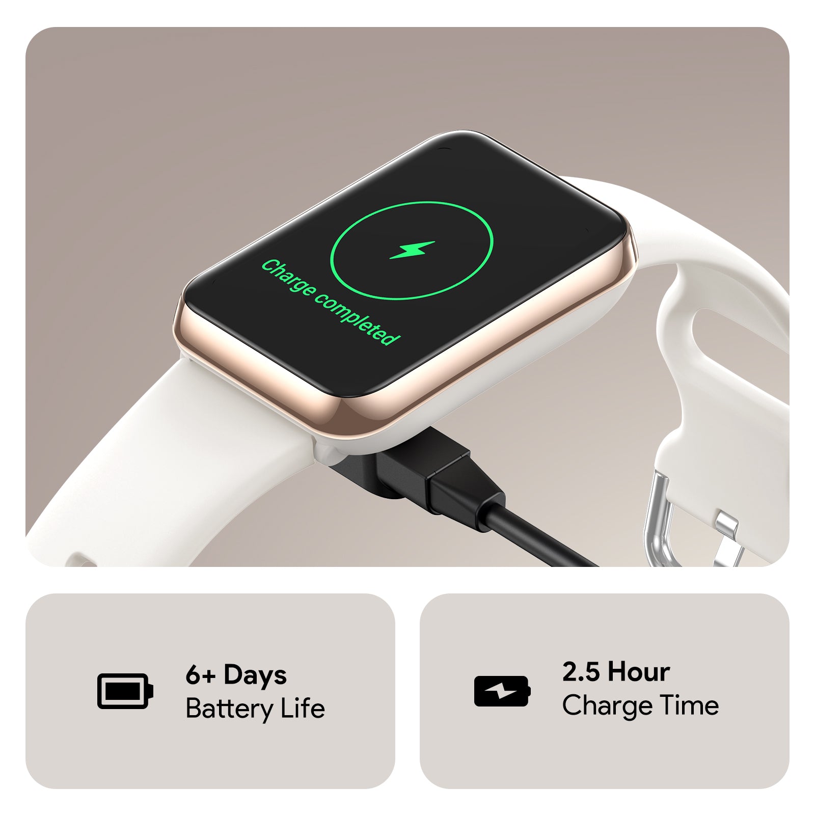 Tranya D36 Smartwatch® Health and Fitness Tracker with All-Day Heart Rate, Blood Oxygen, Blood Pressure, and Sleep Tracker, IP68 Waterproof