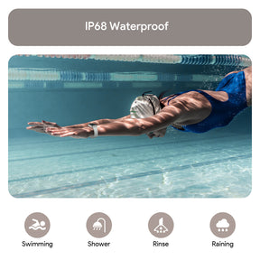 Tranya D36 Smartwatch® Health and Fitness Tracker with All-Day Heart Rate, Blood Oxygen, Blood Pressure, and Sleep Tracker, IP68 Waterproof