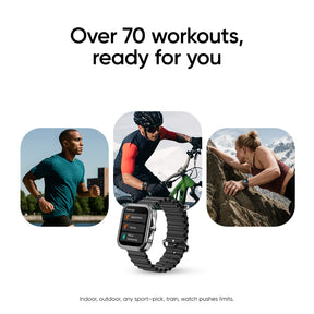 Tranya Z05 Smartwatch® IP68 water resistance, Bluetooth calling, Ultra-thin 1.8-inch display fitness with multiple sports functions including sleep, blood pressure, heart rate, and oxygen monitoring, compatible with Android/iOS systems.
