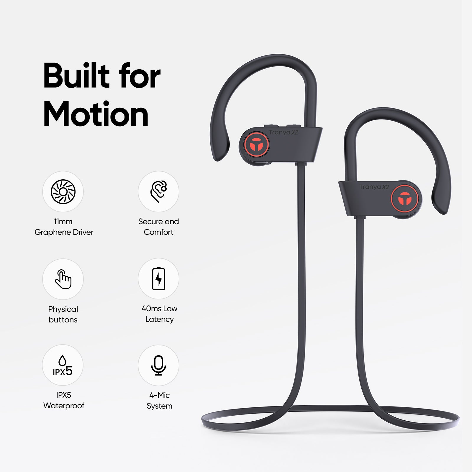 Super Value Combo: Models T6 + X2 Earbuds (Save $54.99 over individual price)