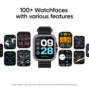 Tranya Z05 Smartwatch® IP68 water resistance, Bluetooth calling, Ultra-thin 1.8-inch display fitness with multiple sports functions including sleep, blood pressure, heart rate, and oxygen monitoring, compatible with Android/iOS systems.