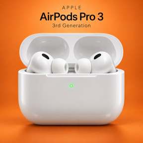 Apple AirPods Pro 3 + AppleCare — AI-generated promotional image 2